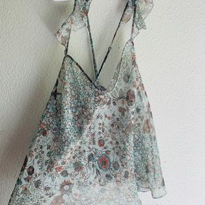 Elegant Victoria’s Secret floral blouse